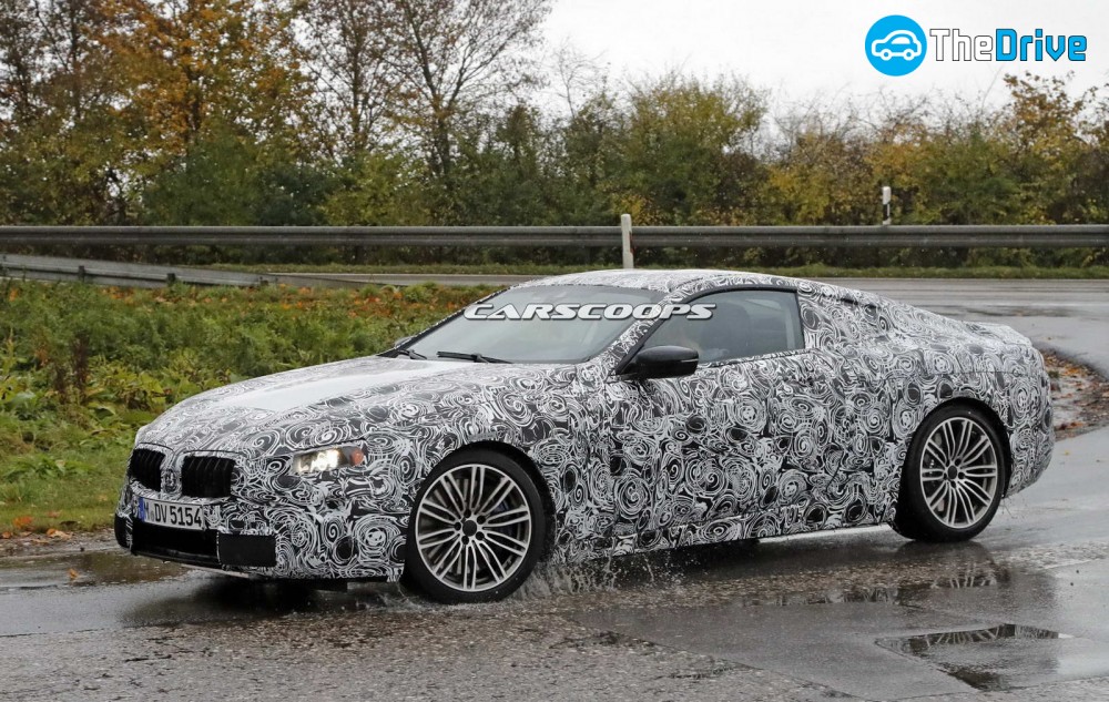 BMW 8시리즈 스파이샷 / 사진=carscoops
