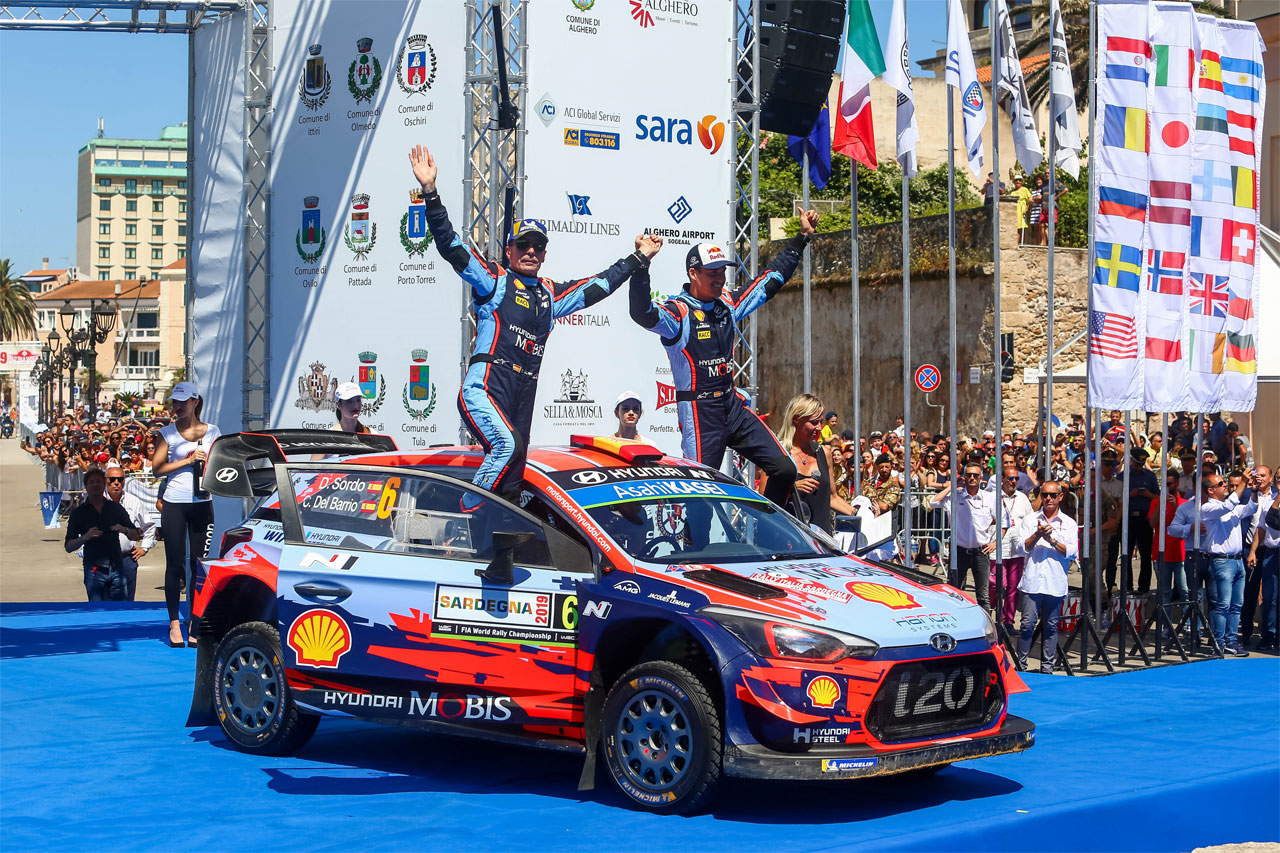 현대차 월드랠리팀 2019 WRC 시즌 세번째 우승 / 현대차 제공