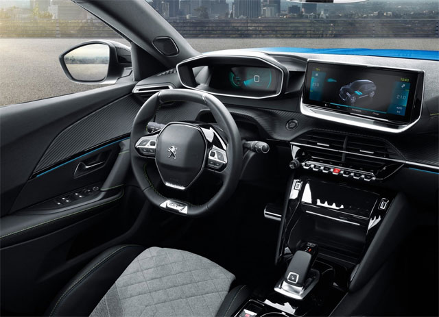 푸조, e-2008 SUV 인테리어 / 한불모터스㈜ 제공