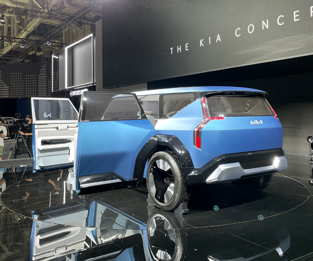기아, 대형 전기 SUV 콘셉트카 '더 기아 콘셉트 EV9' / 부산 = 성열휘 기자