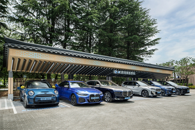 BMW 코리아, 경북 힐튼호텔 경주에 전기차 충전소 'BMW 차징 스테이션' 개소 / BMW 코리아 제공