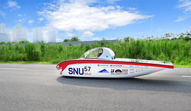 브리지스톤 태양광 車 경주 대회, 韓 대표 '서울대 스누 솔로' 팀 참가 / 브리지스톤 타이어 세일즈 코리아 제공