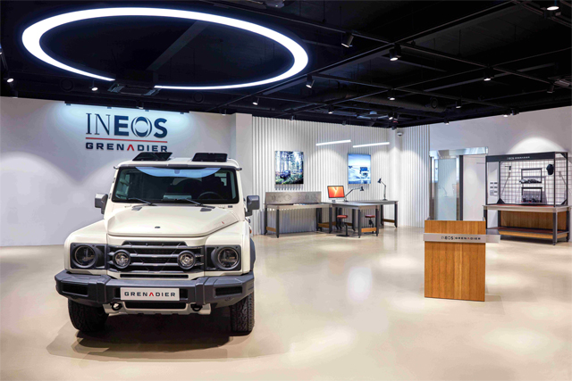이네오스 그레나디어 서울 쇼룸 전경 / 차봇모터스 제공