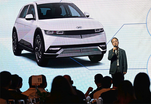 지난 8일 진행된 현대 비전 컨퍼런스에서 현대차 선행기술원장 이종수 부사장이 환영사를 하고 있다. / 현대차 제공