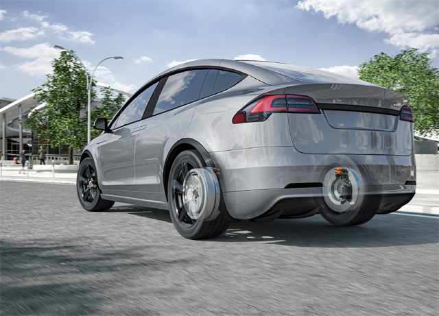 차량 휠에 직접 장착 가능한 '구동 및 제동 통합 유닛' / 콘티넨탈 오토모티브 코리아(주) 제공