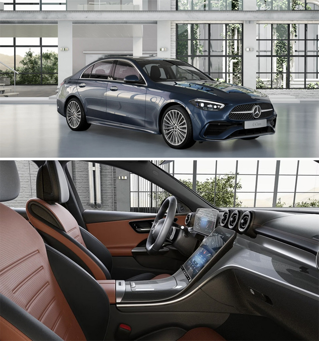 벤츠 C 300 4MATIC AMG 라인 온라인 스페셜 '소달라이트 블루' / 메르세데스-벤츠 코리아㈜ 제공