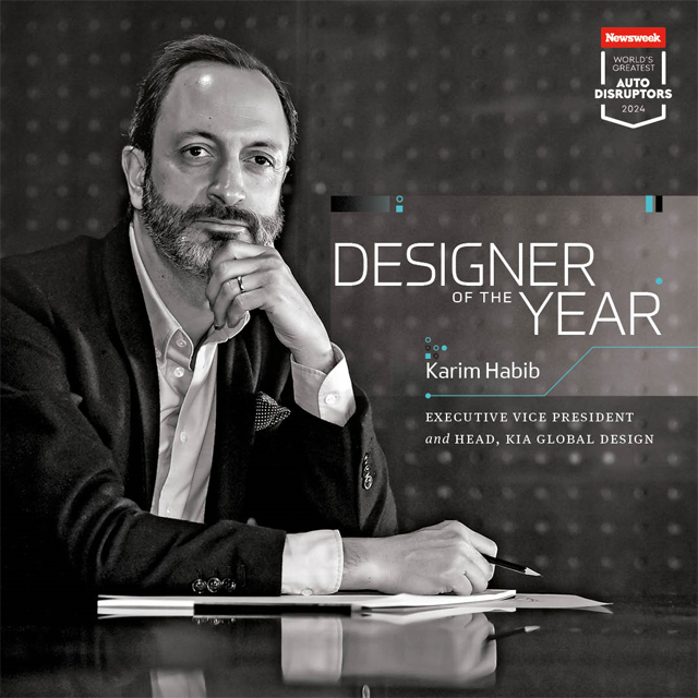 '올해의 디자이너' 부문에 선정된 기아 글로벌디자인담당 카림 하비브 부사장 / 기아 제공