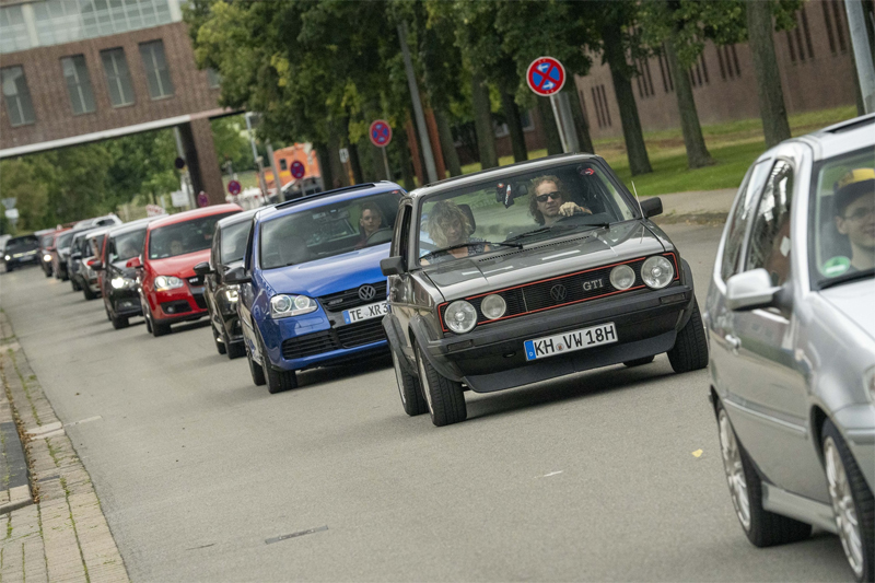 폭스바겐 골프 GTI 팬 페스티벌 카 퍼레이드 / 폭스바겐코리아 제공