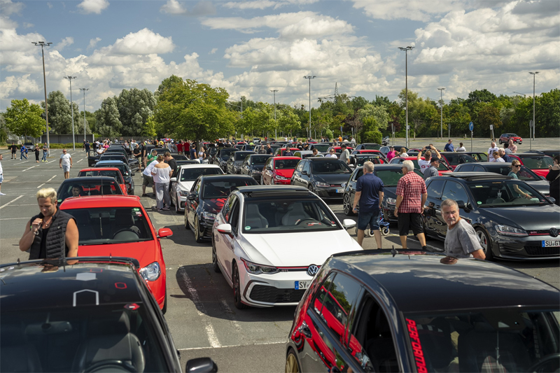 폭스바겐 골프 GTI 팬 페스티벌 카 퍼레이드 / 폭스바겐코리아 제공