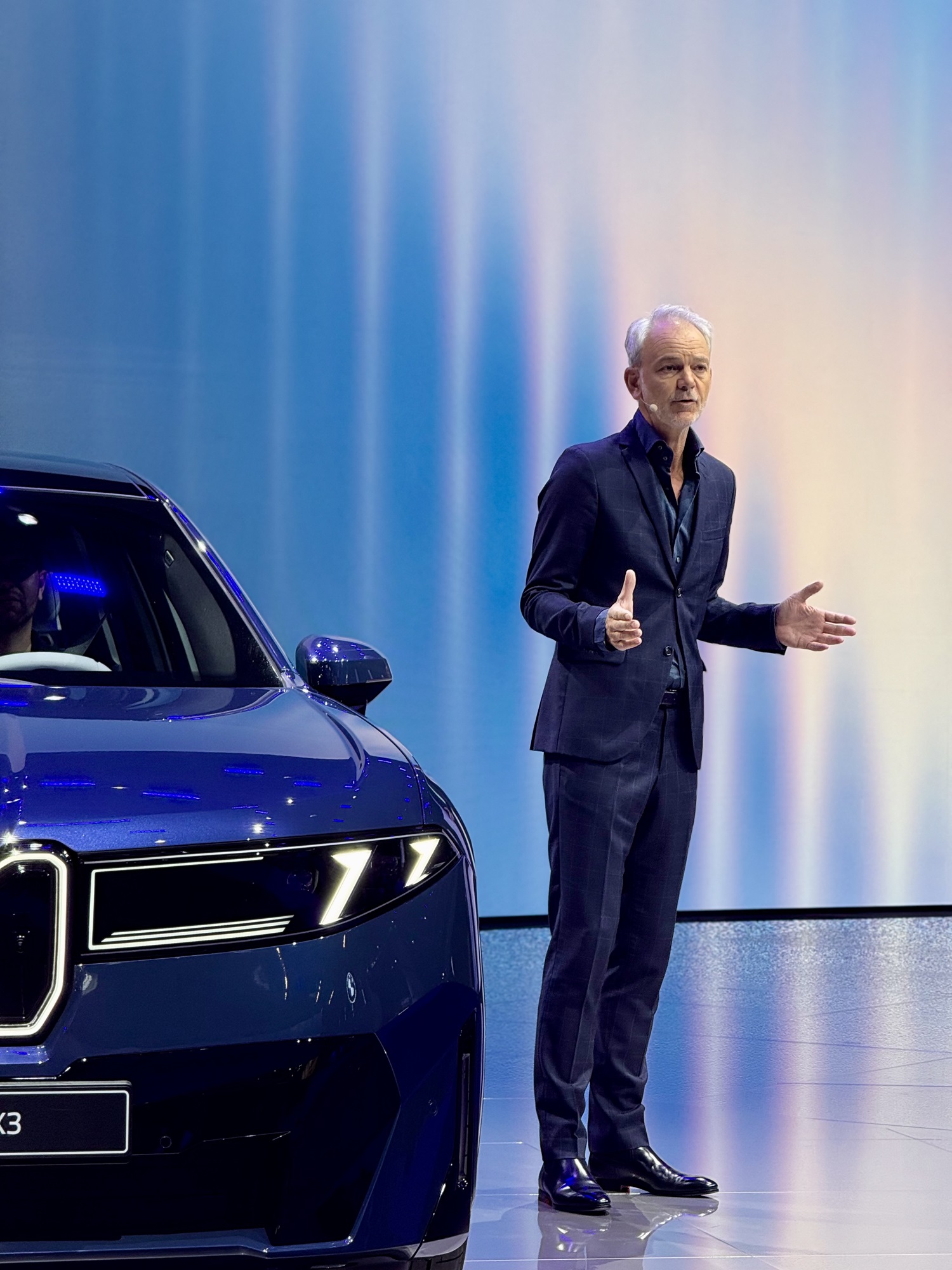 아드리안 반 호이동크 BMW 그룹 디자인 총괄과 뉴 iX3 / 독일 뮌헨 = 성열휘 기자