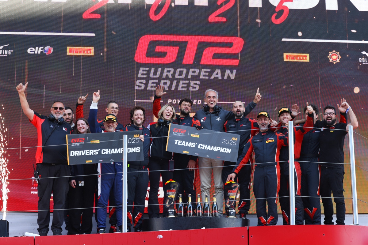 마세라티, '2025 GT2 유러피언 시리즈' AM 클래스서 2년 연속 챔피언 등극 / 마세라티 코리아 제공