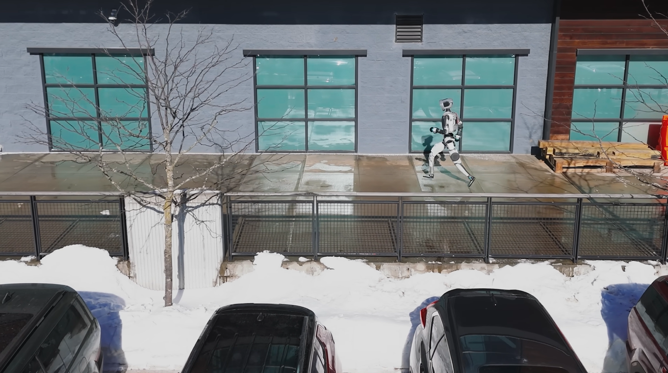 보스턴다이나믹스, 빙판 길을 달리는 아틀라스 / 현대차그룹 제공