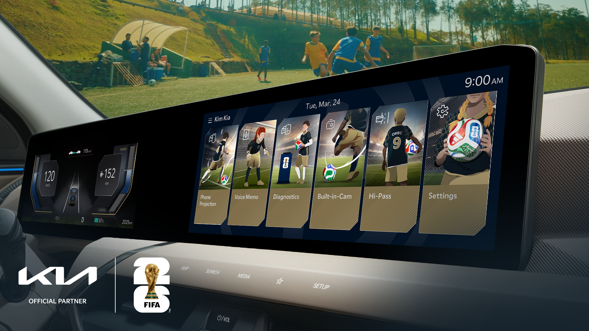 기아, FIFA 월드컵 2026™ '49번째 팀' 디스플레이 테마 / 기아 제공